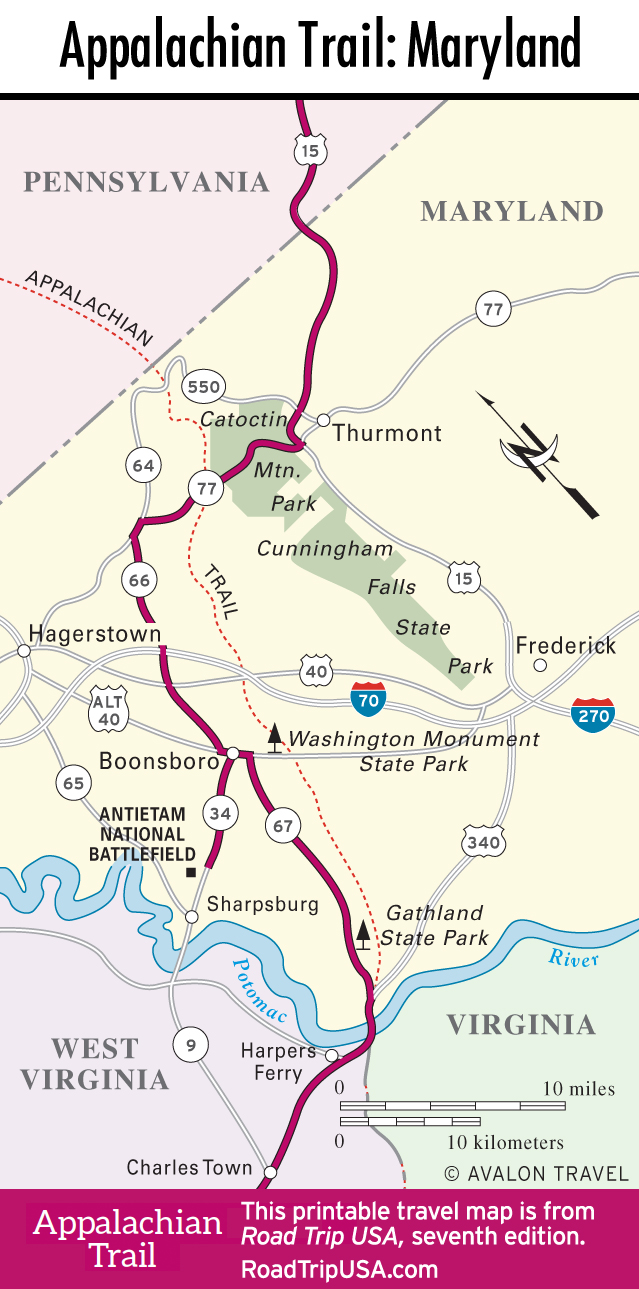 Appalachian Trail - Driving Route