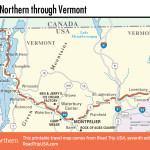 Map of the Great Northern through Vermont.