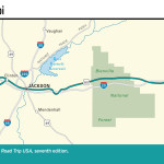 Map of Southern Pacific through Mississippi.