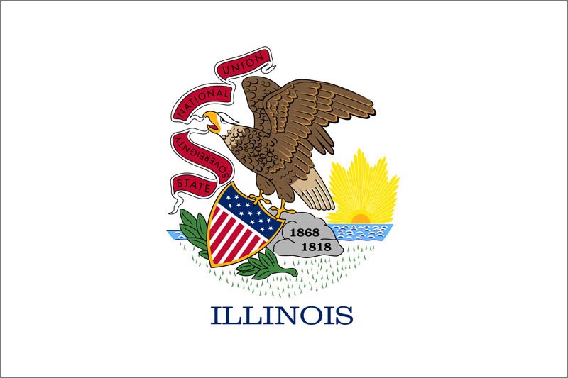 The Illinois State Flag.