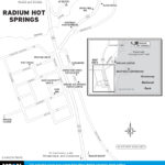 Travel map of Radium Hot Springs