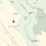 Travel map of Kootenay National Park and Vicinity