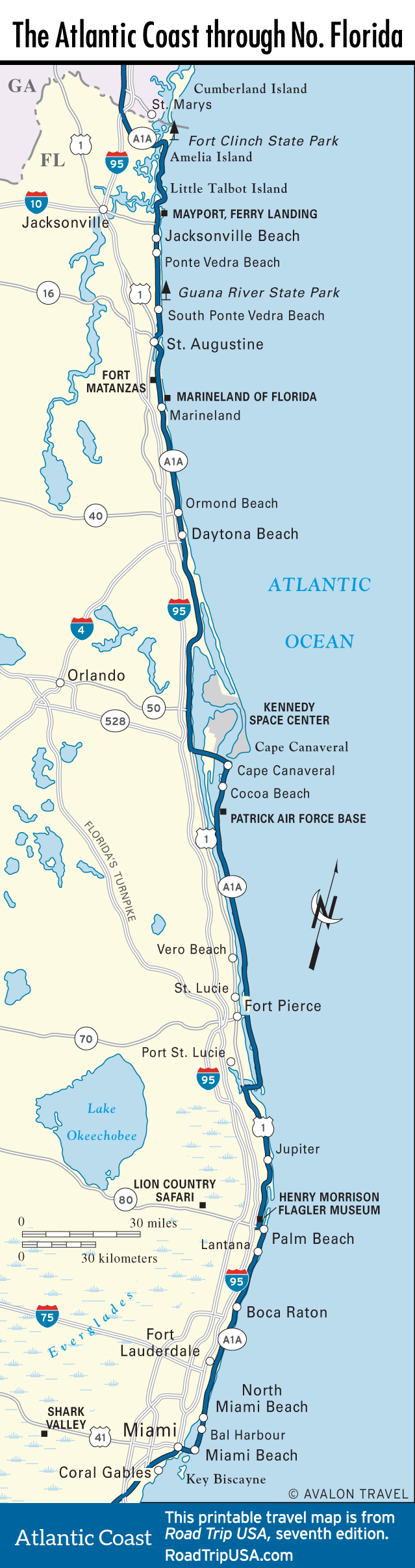 florida atlantic coast road trip