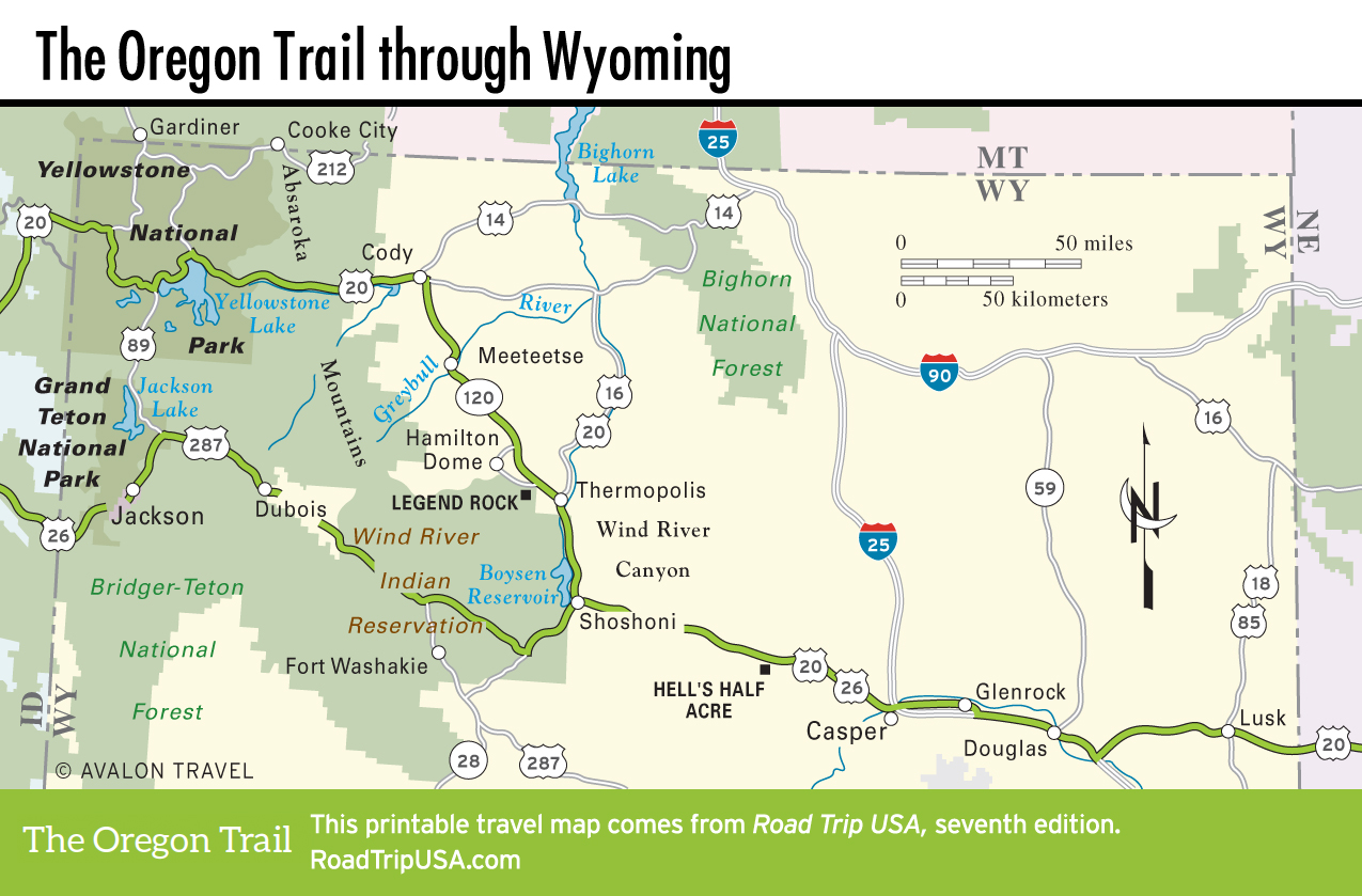 The Oregon Trail Across Wyoming