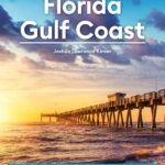 Florida Gulf Coast book jacket featuring photo of ocean pier at sunset