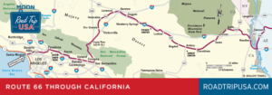 Map of Route 66 in California - Road Trip USA