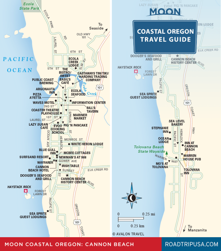 Cannon Beach & Ecola State Park on Highway 101 ROAD TRIP USA