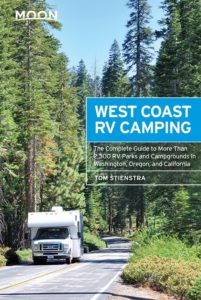 Cover of Moon West Coast RV Camping travel guide
