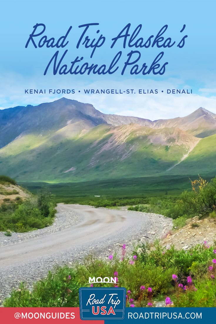 alaska national parks road trip pinterest graphic