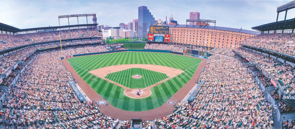 Oriole Park at Camden Yards view from the stands