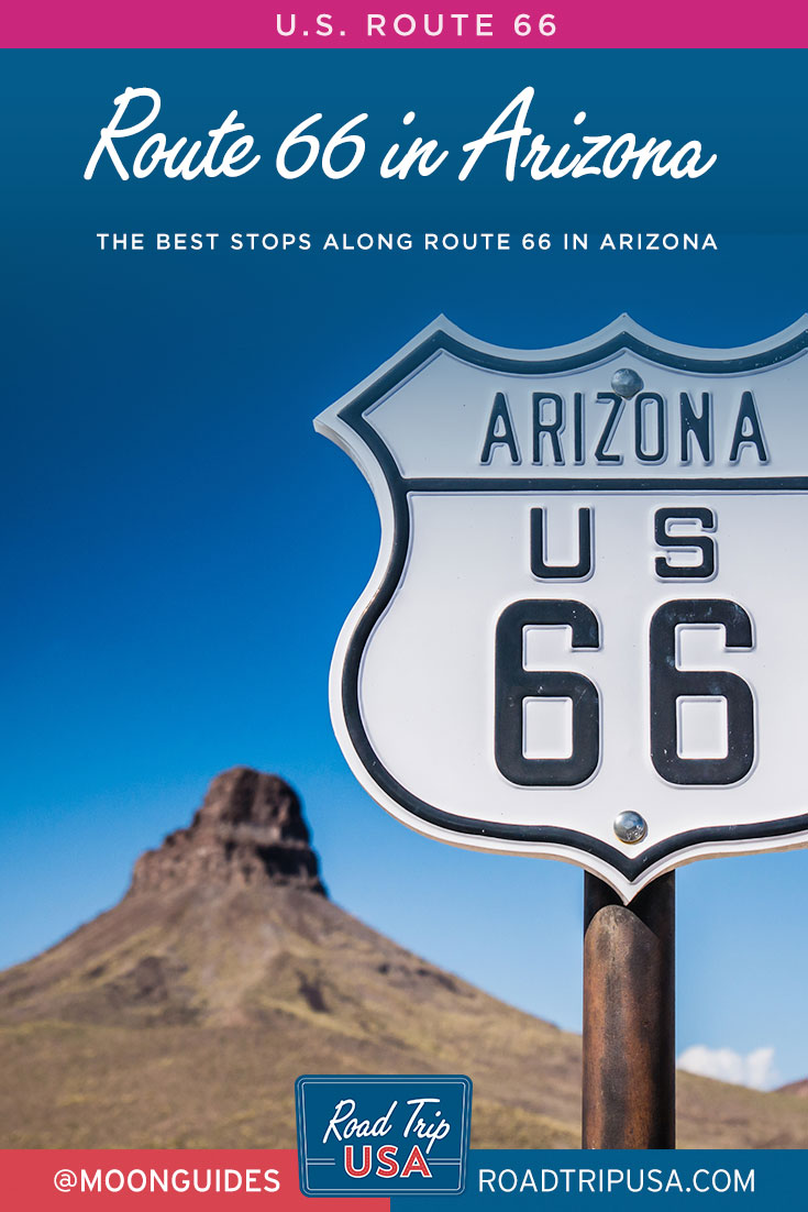 pinterest graphic – route 66 in arizona trip planner