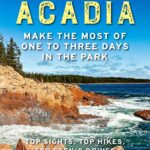 Image of Best of Acadia book jacket featuring a photo of the coastline